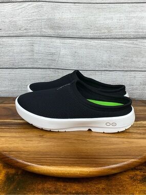 OOFOS Sport Men’s Slip On Mesh Mule Slipper Recovery Comfort Shoe Size 10